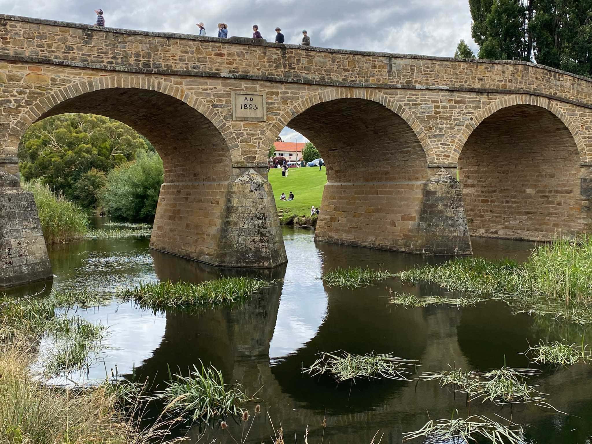 Richmond visit on a cycling tour in Tasmania