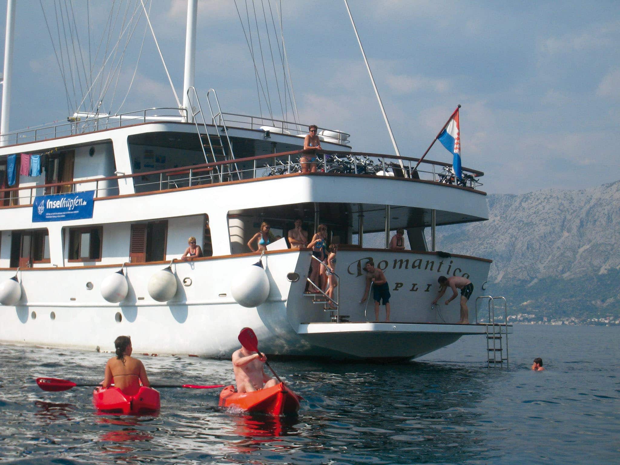 Tour De Vines Croatia Ships Guest Pictures Romantica Swimming