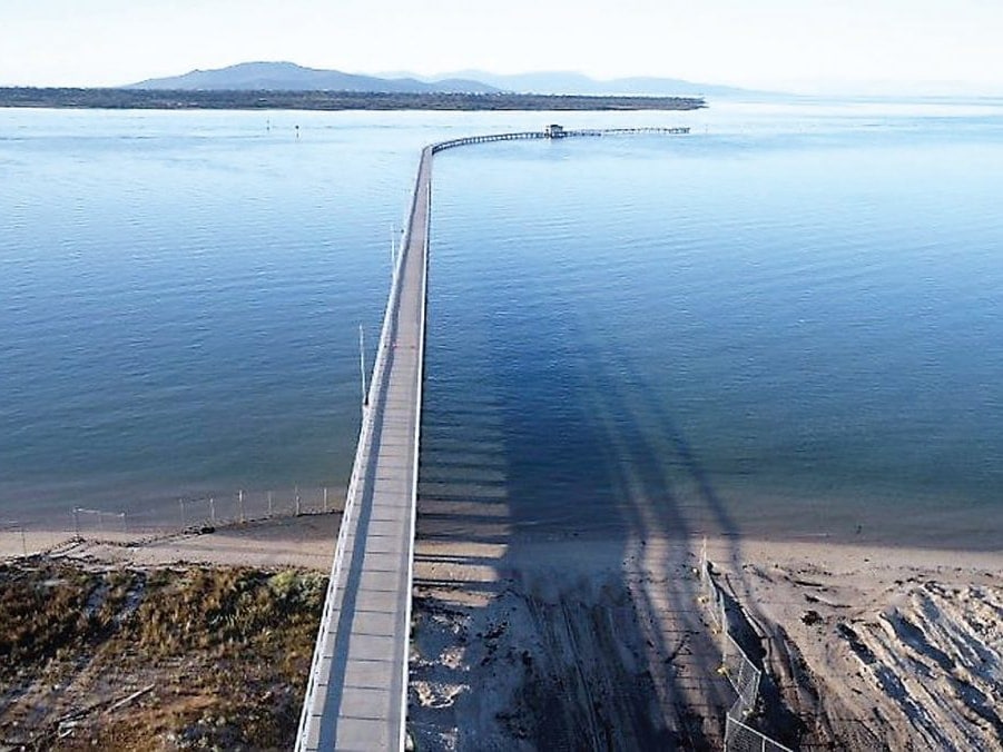 Tour De Vines Victoria Australia Great Southern Rail Trail Port Welshpool Long Jetty