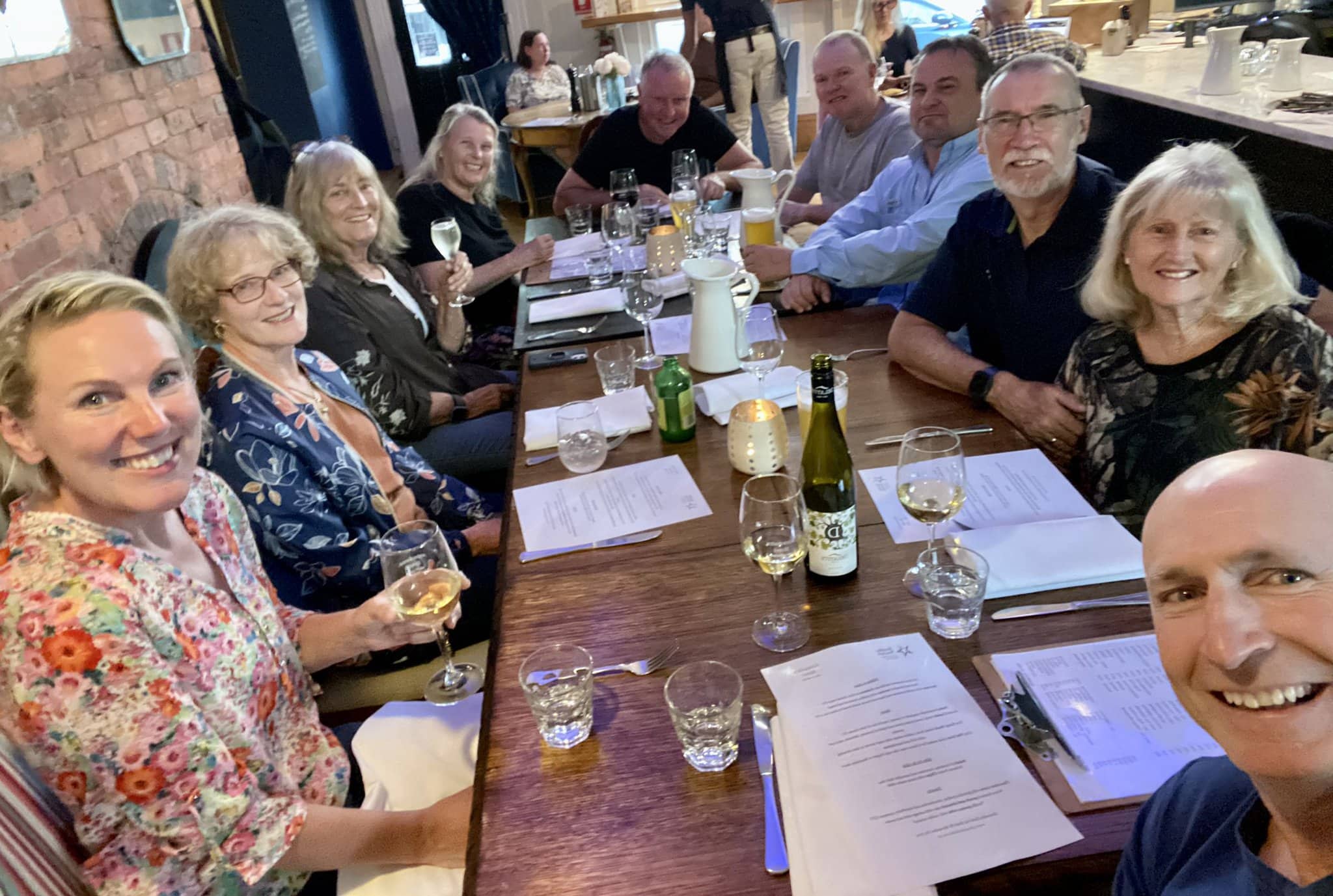 Dining at Alexandra Hotel Restaurant on Great Victorian Rail Trail cycling tour