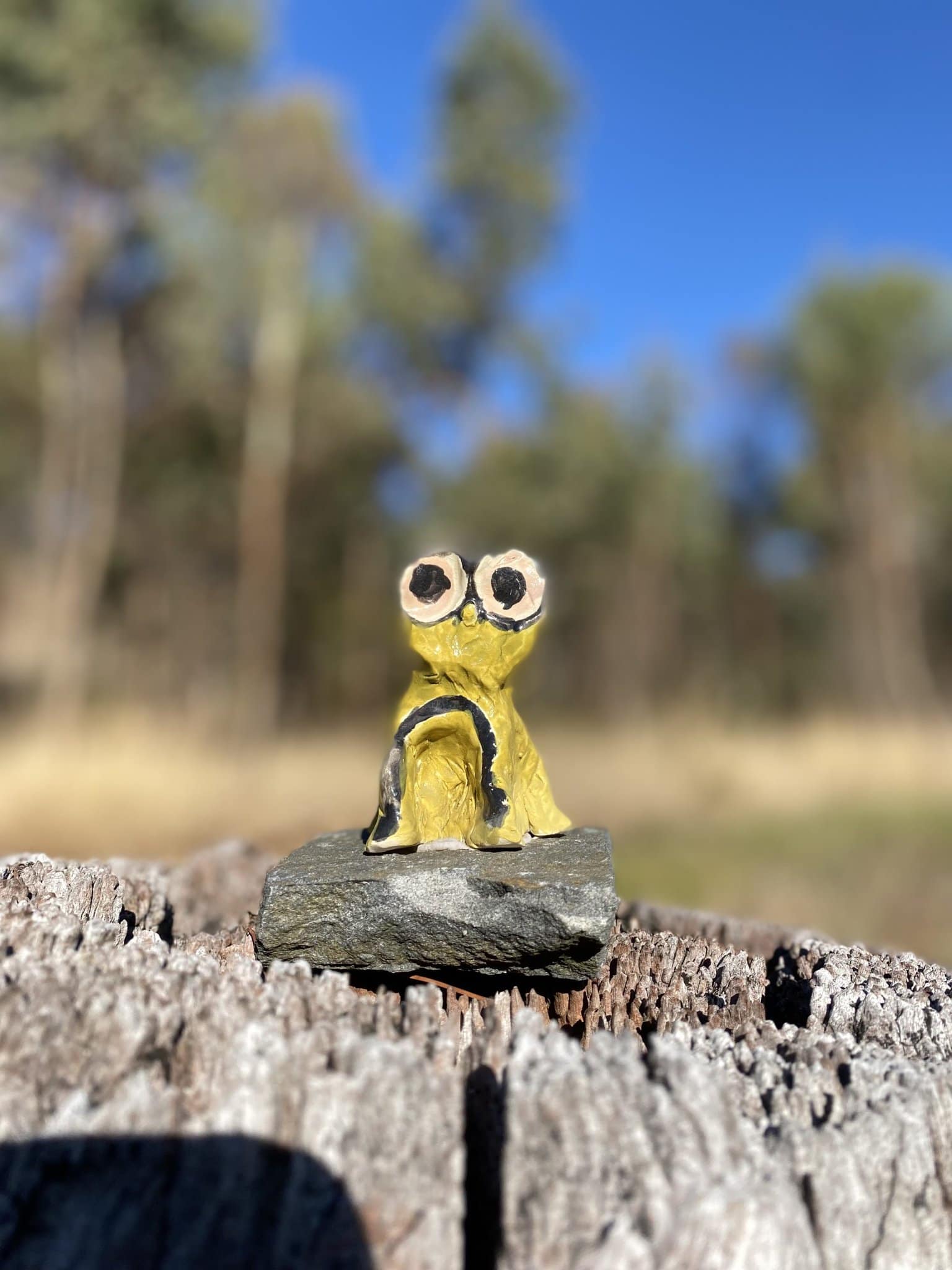 Small art pieces on the Great Victorian Rail Trail