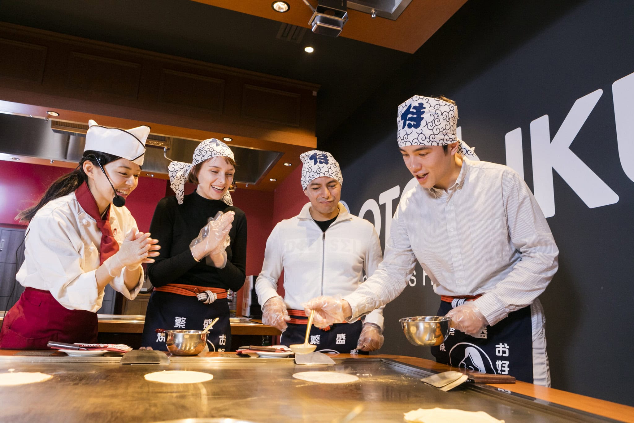 Japan cycling tour dinner