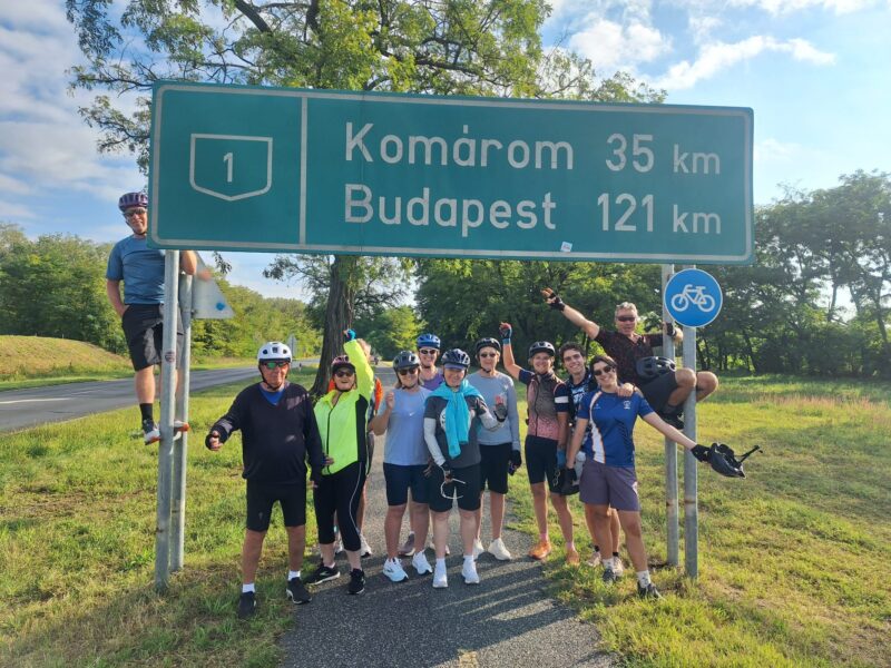 cycling tour danube river into budapest