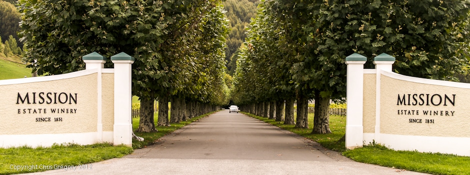 Mission Estate in Hawkes Bay wine regions of New Zealand