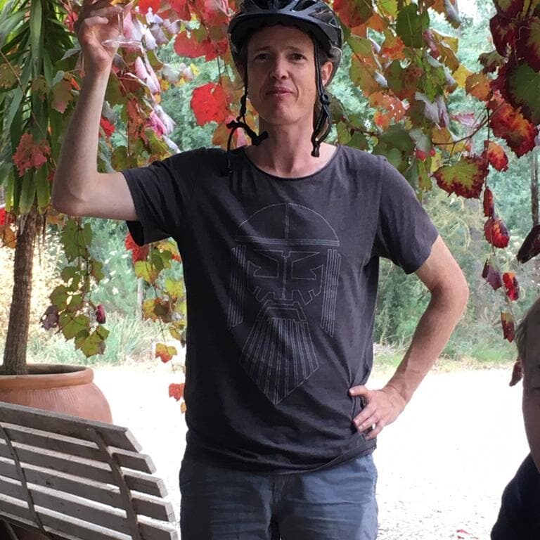 Marcus Nation cycling tour guide and Tour de Vines team member